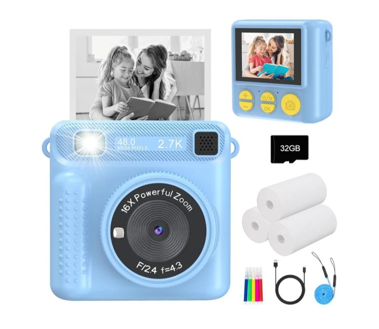 kids camera instant print