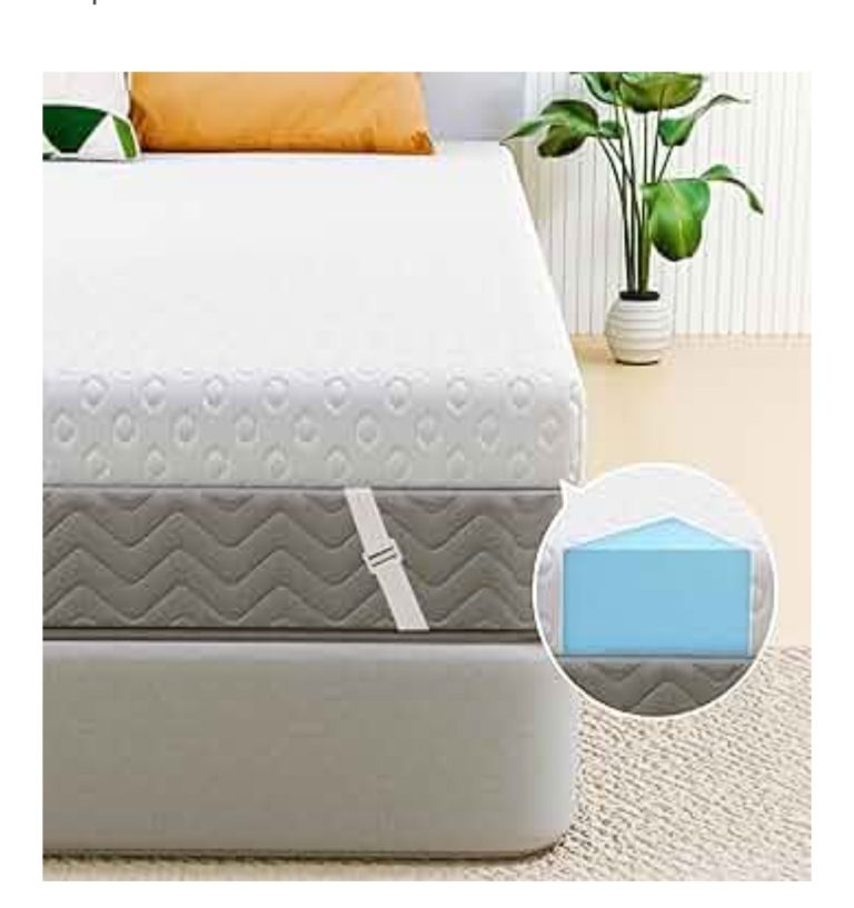 Memory Foam Mattress Topper Full Size,