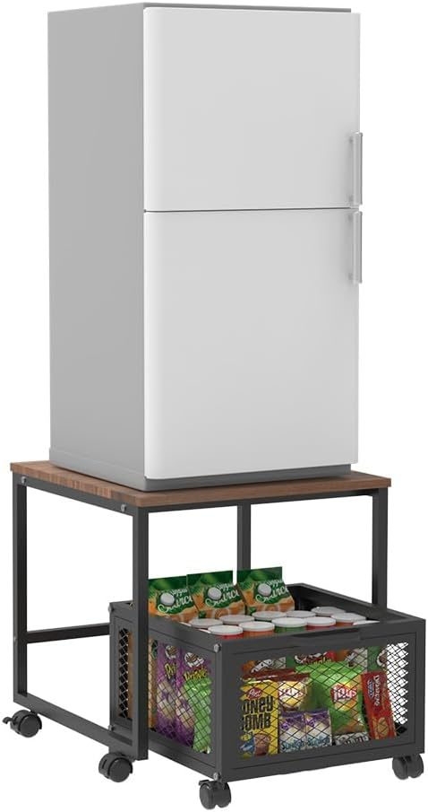 mini fridge stand