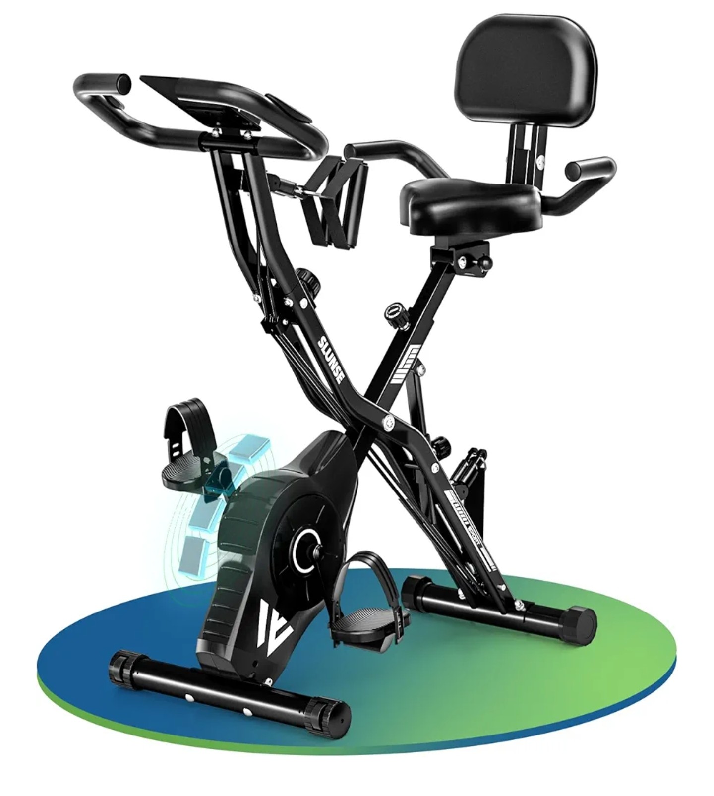 Read more about the article neu heimtrainer fahrrad mit stabilem doppeldreieckrahmen